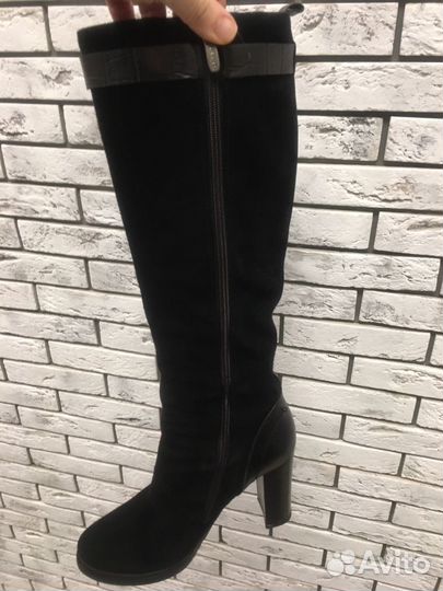 Сапоги женские натуральная замша 36 размер