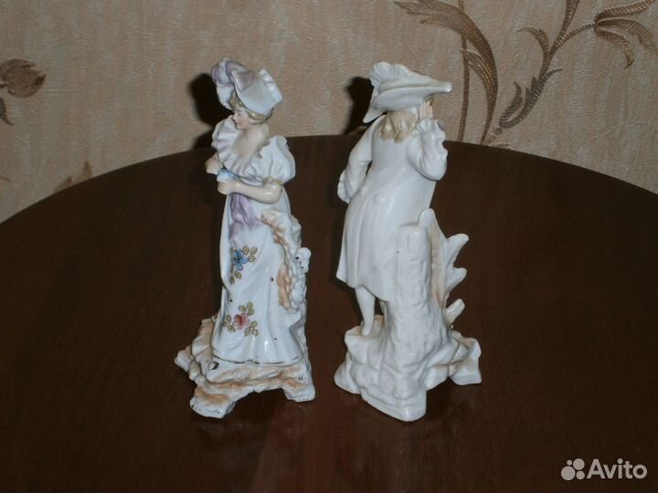Парные статуэтки Дама и Кавалер Германия до 1950 г
