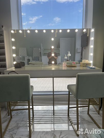 Консоль С зеркалом двойная