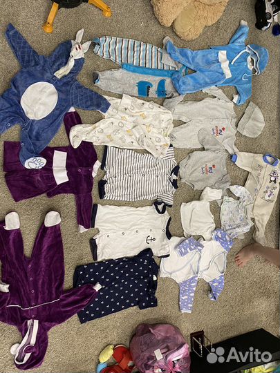 Вещи пакетом 1-3 месяца