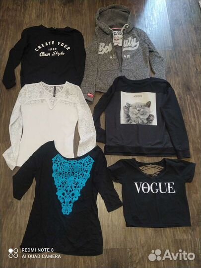 Вещи одежда пакетом на девочку подростка р.xs- s
