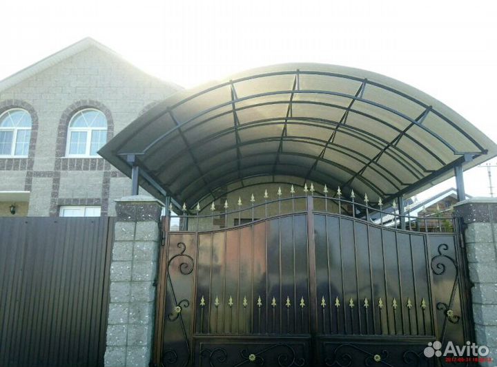 Перила, Ворота, навесы, лестницы