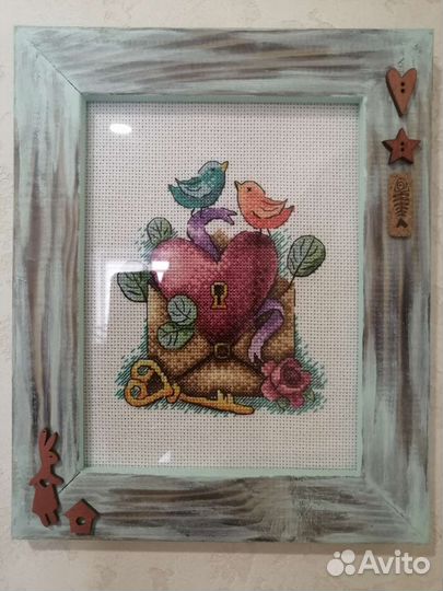 Картина вышитая крестом