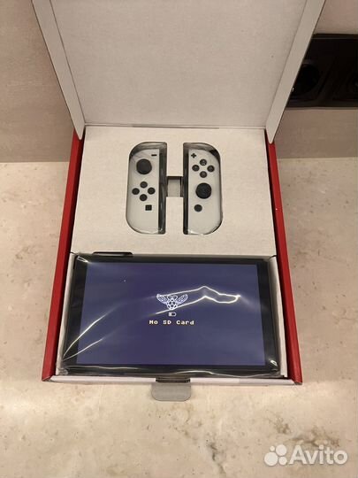 Прошитый Nintendo Switch Oled White 64 Gb (новый)