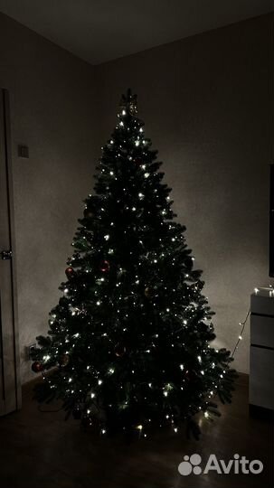 Ель искуственная 180 см литая Яркая Чудо Премиум