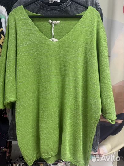 Кофта стильная люрекс Италия