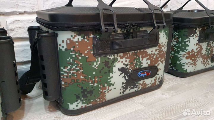 Ящик рыболовный с держателями удилищ