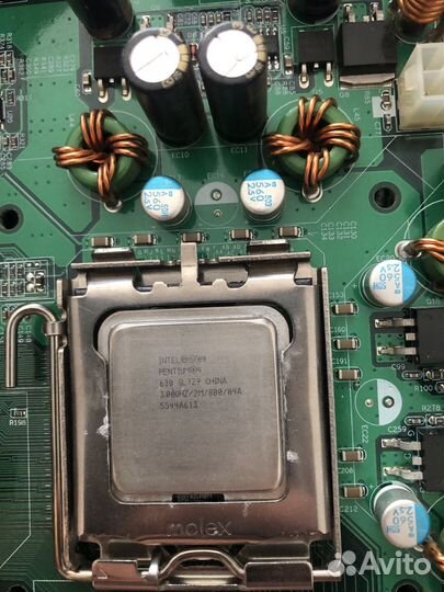 Материнская плата на 775 сокете + процессор