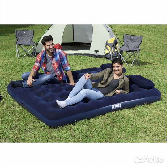 Матрац надувной с подушками в ассортименте