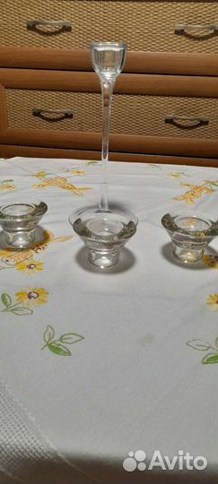 Подсвечник стекло