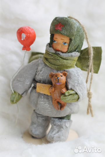 Ватные игрушки СССР мальчишки