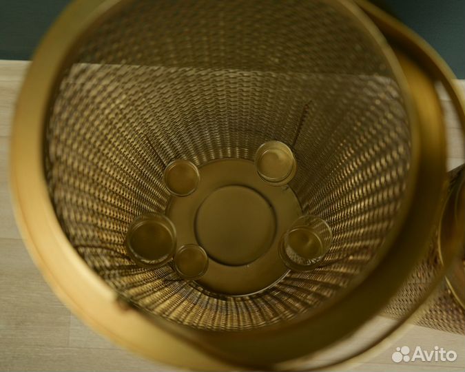 Оригинальные высокие металлические подсвечники 2шт