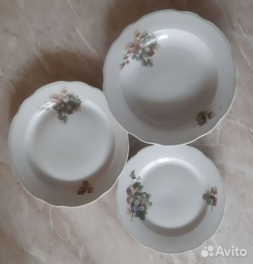 Набор столовой посуды Дулево СССР