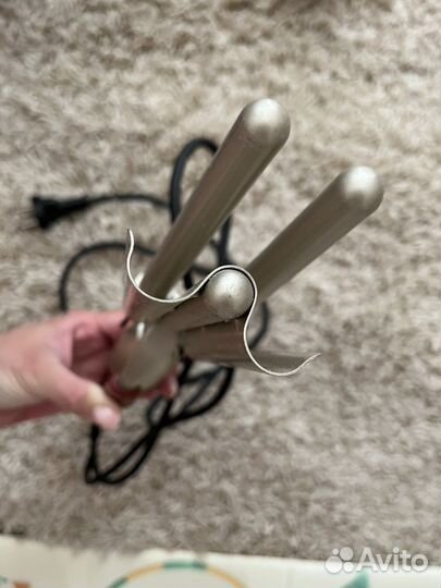 Плойка щипцы для завивки Binatone trio