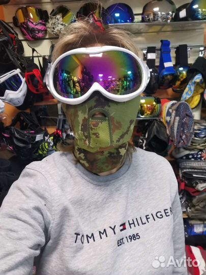 Маска горнолыжная камуфляж