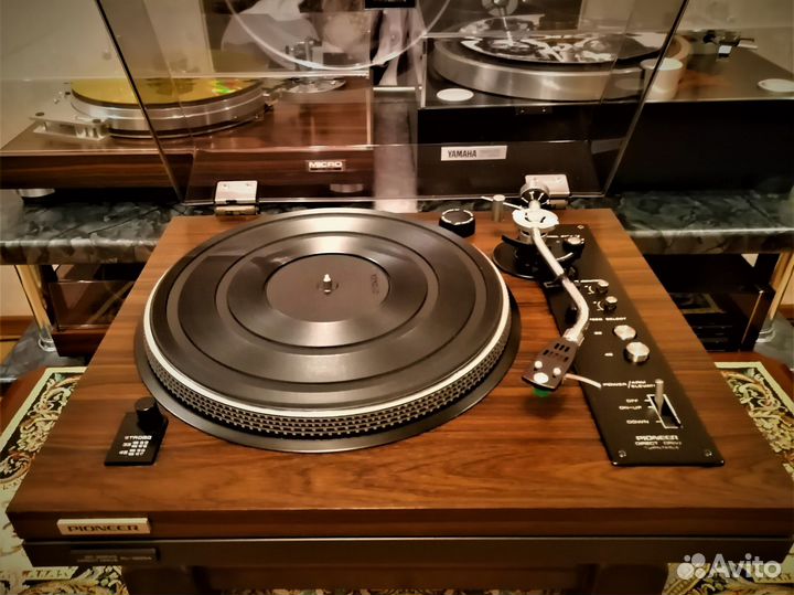 Pioneer PL-1200A. Проигрыватель+шелл+голова+игла