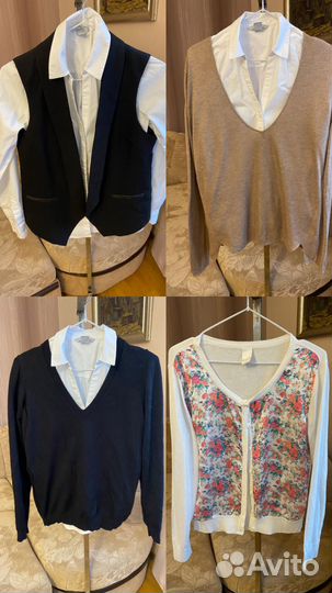 Пакетом женская одежда для офиса, школы р42-44