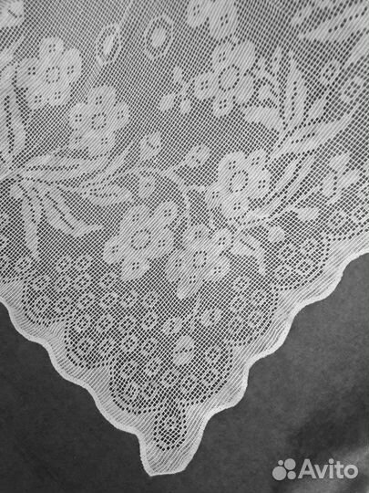 Накидка на подушку кружевная с этикеткой РСФСР