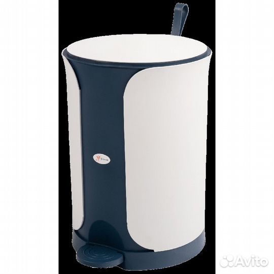 Ведро с педалью Sтилъ 11 л синий