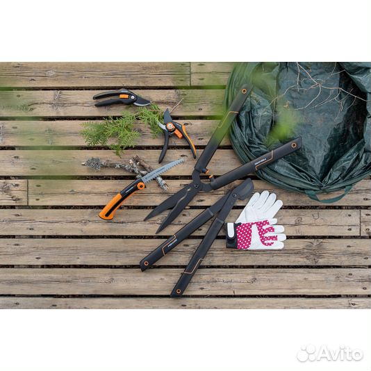 Садовые ножницы Fiskars SingleStep - Мощь и Комфор