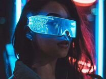 Неоновые очки Cyberpunk Tik Tok Опт и в Розницу