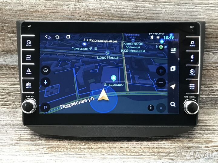 Магнитола на Mercedes-Benz Vito физические кнопки