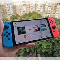 Nintendo Switch Oled 64gb 2 картриджа