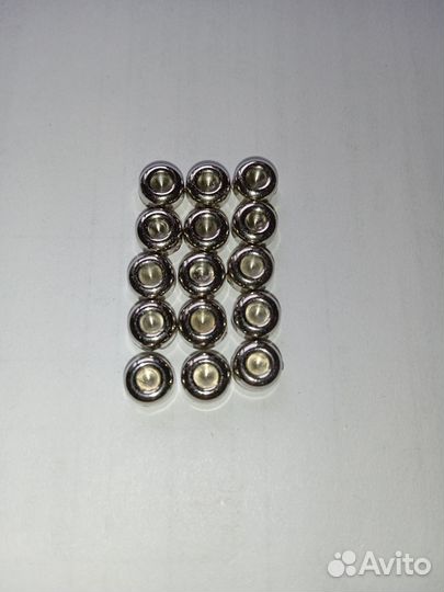 Пришивной элемент стальной, со стразами