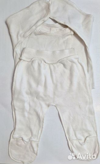 Комплект ползунки и распашонка для новорожденных