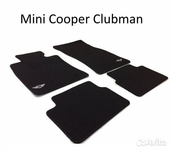 Коврики Mini Cooper Clubman R55 ворсовые