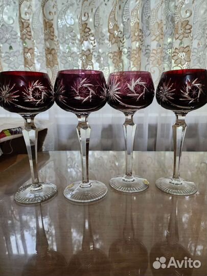 Хрустальные фужеры ГДР