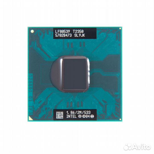 Б/у процессор Core Duo T2350, sl9jk