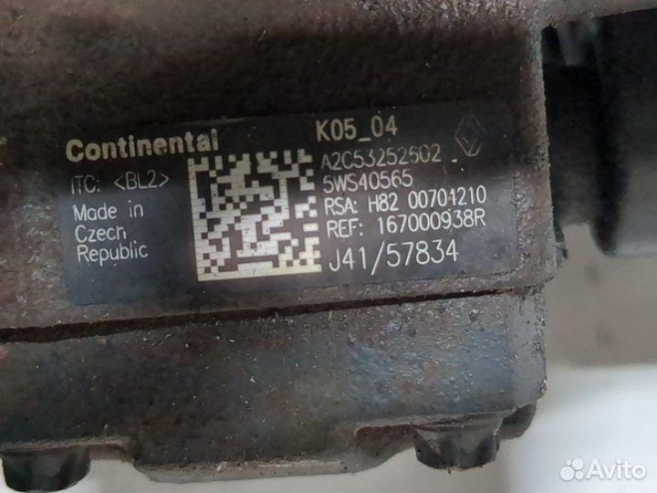 Тнвд Renault Megane 3 2009, 2010