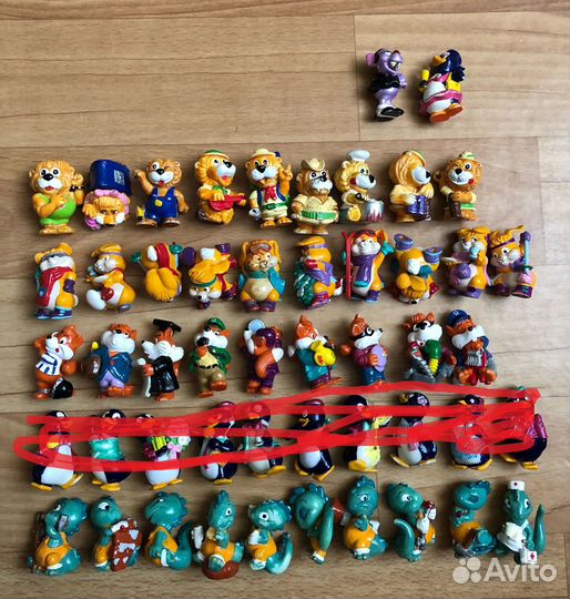 Полные серии киндер сюрприз 90-х и единички