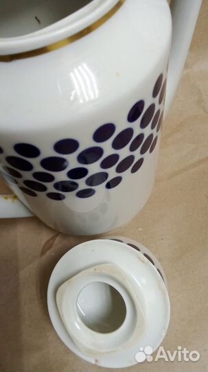 Кофейник Кобальт. Германия Веймар. Винтаж 1970 +