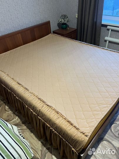 Плед покрывало бежевое