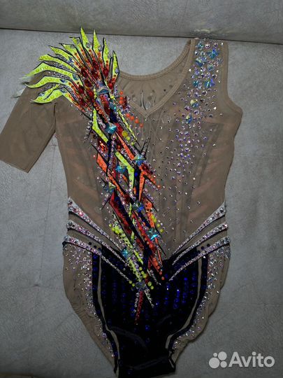 Купальник для художественной гимнастики на 140-150