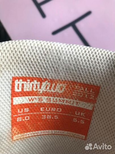 Ботинки для сноуборда женские 38.5 thirtytwo