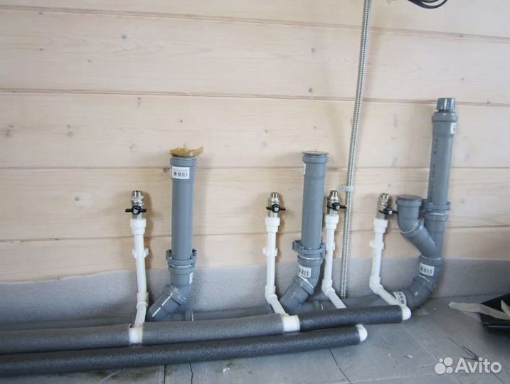 Монтаж отопления и водоснабжения