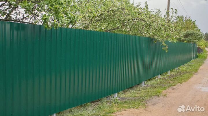 Профлист С20 1150х2000 6005. Код: 4658 / 1198