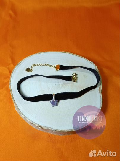 Чокеры с натуральными камнями