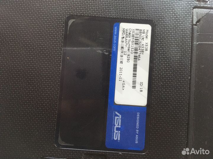 Ноутбук asus
