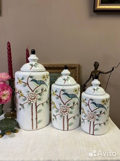 Ваза имбирная роспись Китай