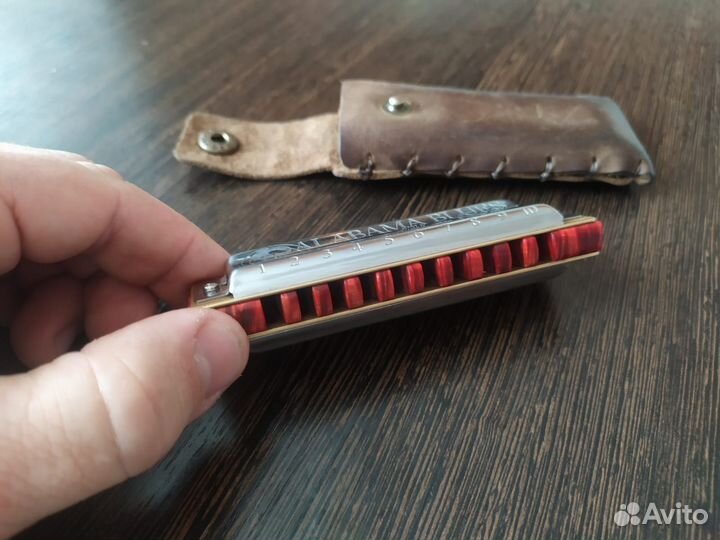 Касторная губная гармошка hohner Alabama blues C