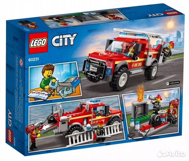 Lego City 60231 Грузовик начальника пожарной охраны