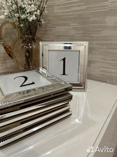 6 рамок для оформления столов