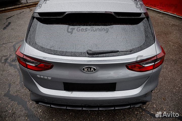 Спойлер нижний лезвие GT-Line на KIA Ceed CD