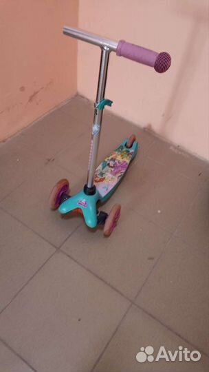 Самокат детский трехколесный бу