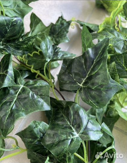 Искусственная зелень для декора плющ лиана