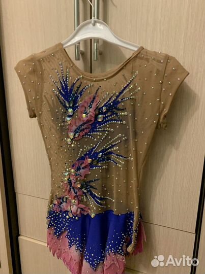 Купальник художественная гимнастика на рост 140-15